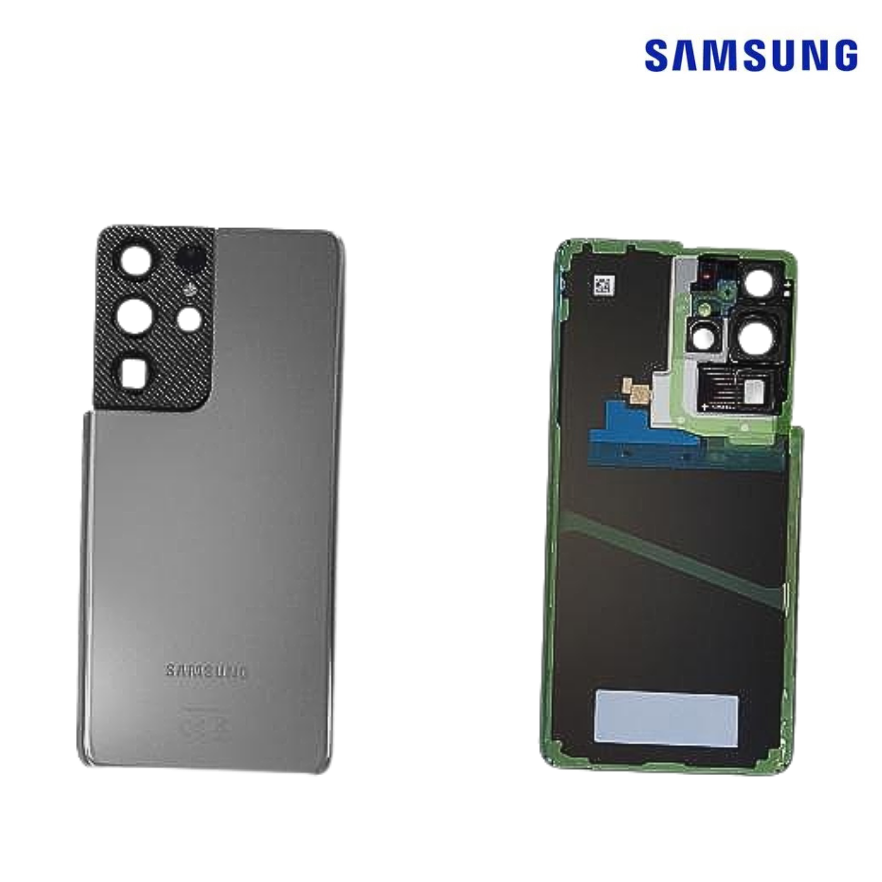 Back Cover S24 Plus (SM-S926B) Marble Grey Service Pack